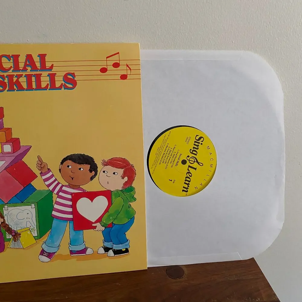 Vintage 1987 Social Skills Sing & Learn Vinyl Record